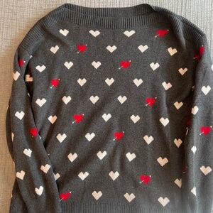 Loft heart sweater